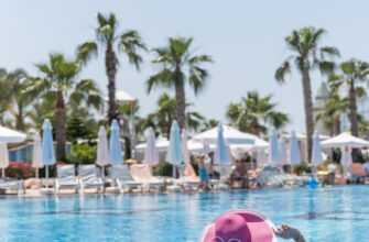 woman, swimming pool, resort