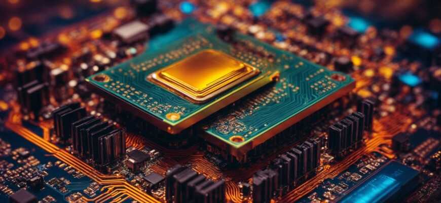 ai generated, processor, cpu, chip, computer, technology, hardware, electronics, gpu, digital